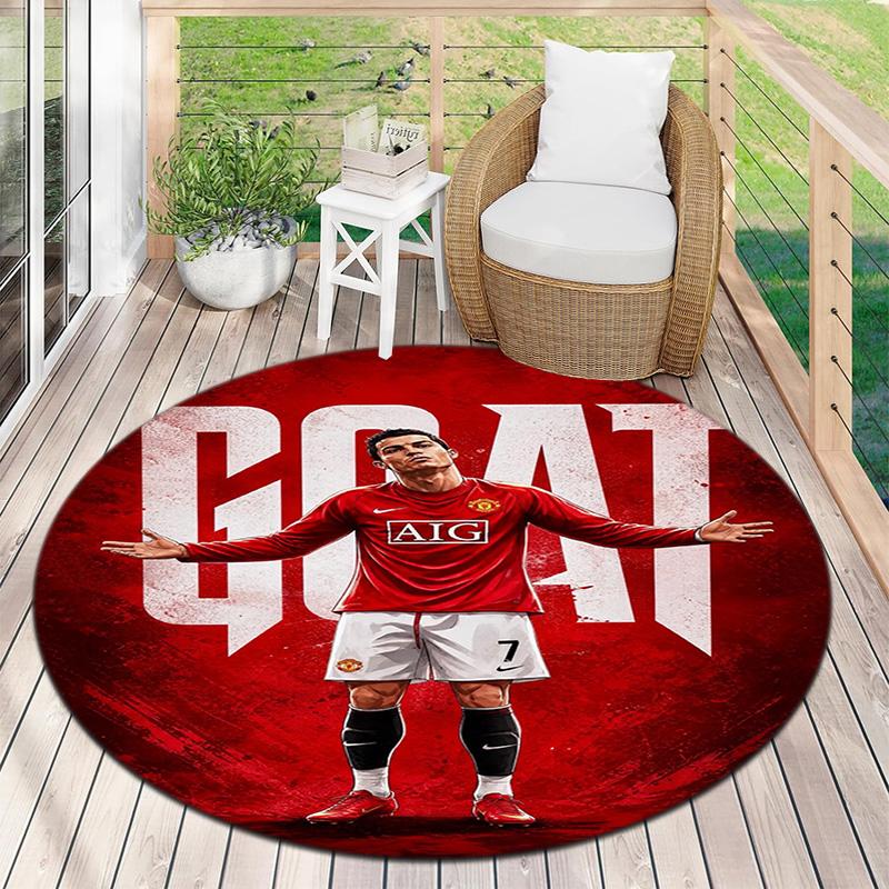 Ronaldo Legacy Iconic Moments Carpet Living Room And Bedroom Mats Home Decor Bathroom Mat Office Chair Cushion Dormitory Decoration