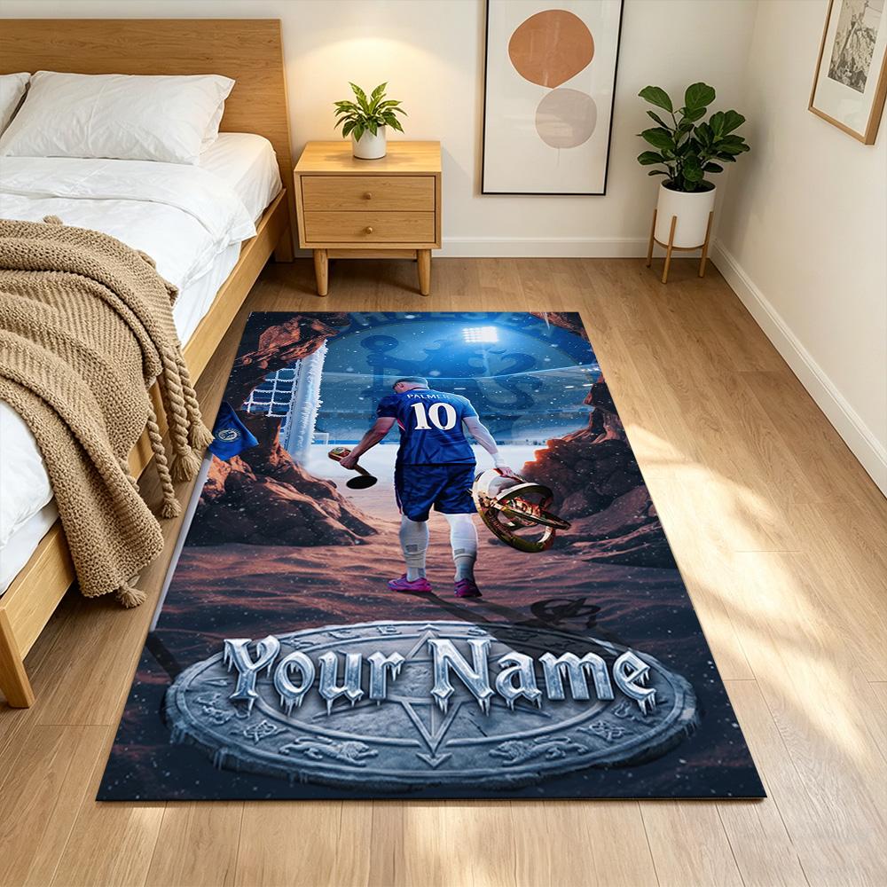 Chelsea Fc Football Player Customized Name Floor Mat Design for Dormitory Hallway Decorate room Foyer Antislip Carpet Anime Office Decor