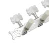 2Pcs/Set Metal Machine Head Tuners Keys Semi-closed Guitar String Tuning Pegs  Folk Acoustic