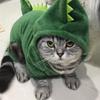 Одежда для собак маленьких и средних собак с бархатной одеждой для кошек с динозаврами