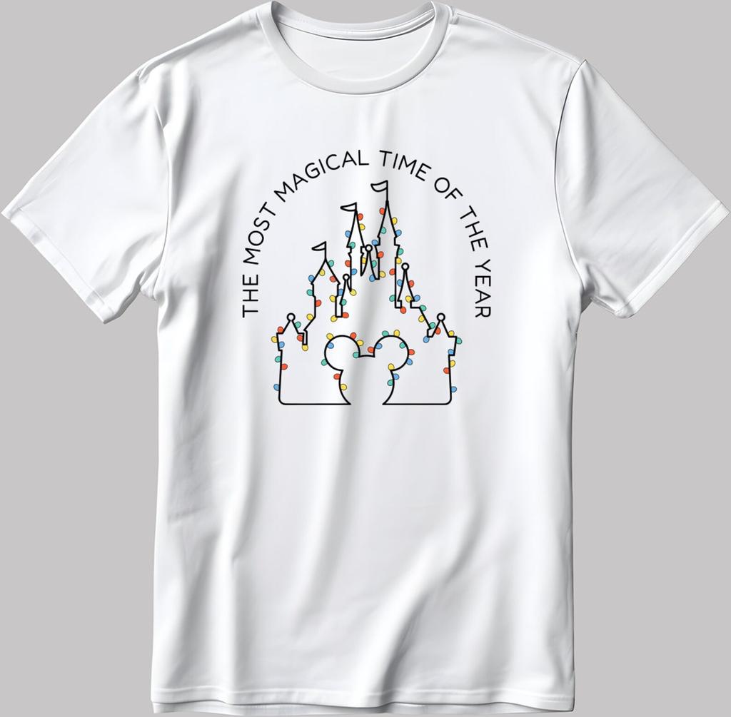 The most Magical Time of The Year, Short Sleeve White-Black Men's / Women's T Shirt K1108