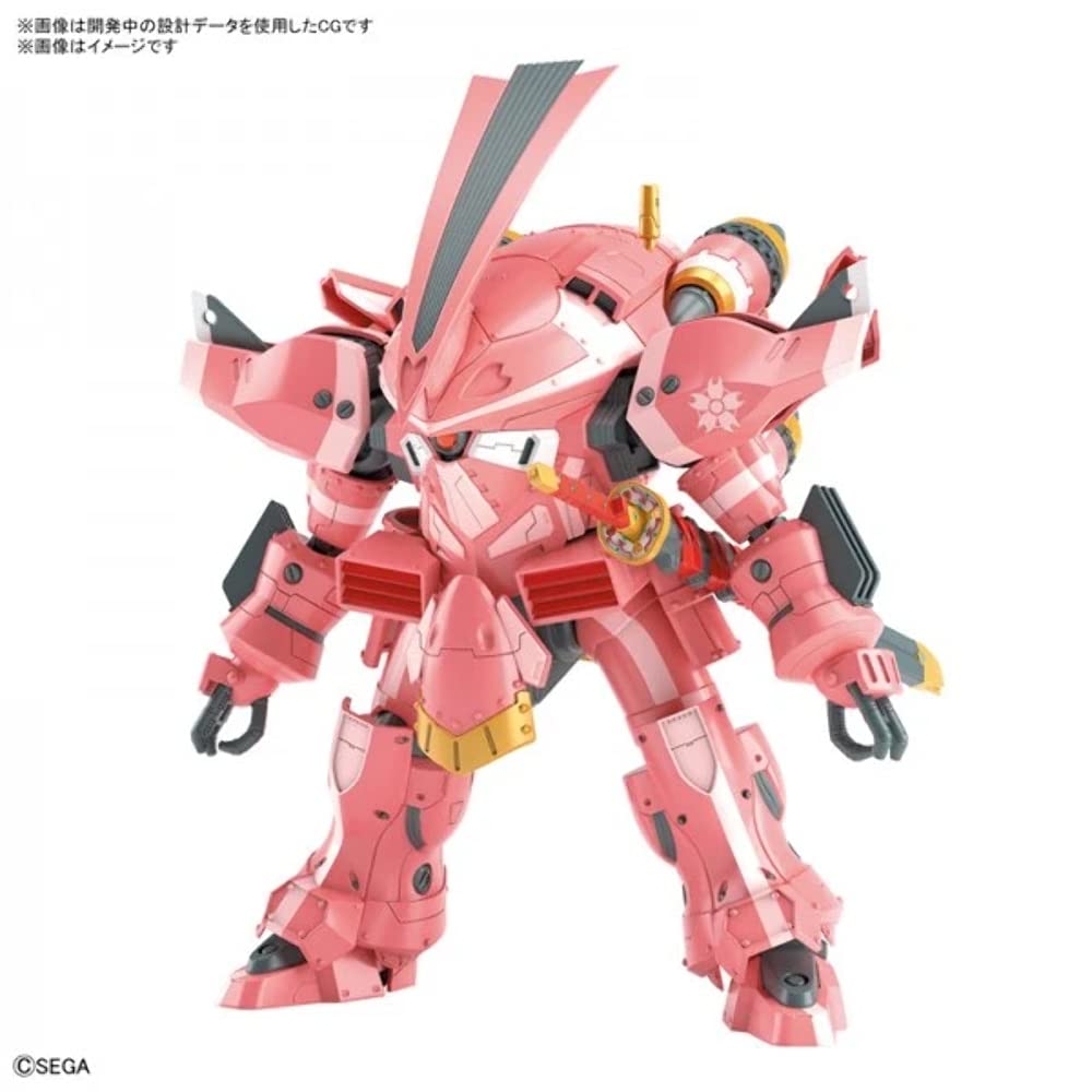 Пластиковая модель-прототип истребителя духа HG Sakura Wars Sakura Sakura 2515523 (Машина Амамия) 1/24 с цветовой кодировкой