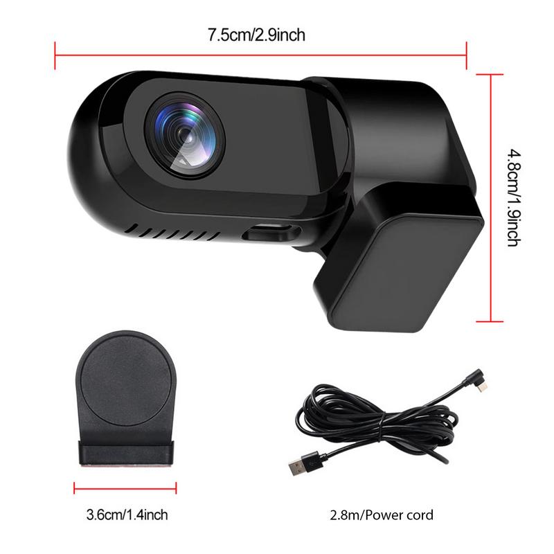 Автомобильная камера, видеорегистратор, видеорегистратор дорожного движения, ночное видение, широкоугольный автомобильный видеорегистратор с углом обзора 140 градусов, автомобильные аксессуары