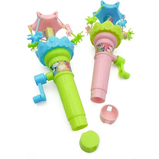 Интерактивная светящаяся карусель Развивает силу рук с помощью ручного джойстика Вращается Светится Игрушка для малышей