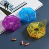 Weekly Tablet Holder Mini Small Pill Box Portable Travel Pills Cases Storage