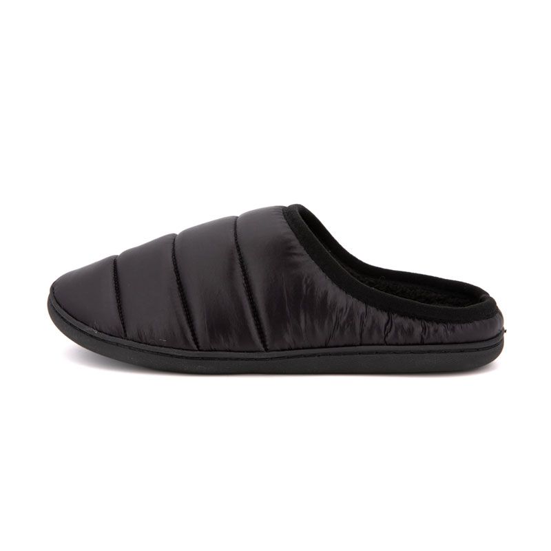 LEE COOPER Men's Oceano Faux Fur Lined Quilted Slipper