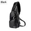 Diagonal bag Water proof Casual PU Men's bag Shoulder bag Chest bag