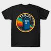 Мужская черная футболка с принтом Tardis Type-40 Печать на бумаге для термопереноса без вырезания Хлопковая футболка