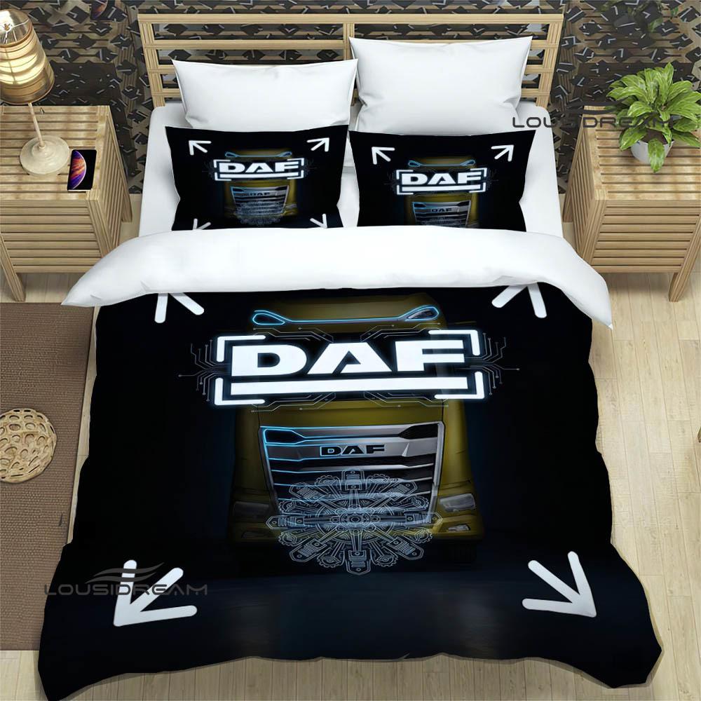 3D D-DAF truck Retro printed Bedding Sets exquisite bed supplies set duvet cover comforter set bedding set luxury birthday gift
