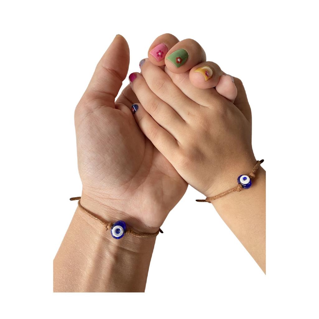 Браслет Lover, 2 предмета, стеклянный браслет сглаза, комбинация браслетов из бисера