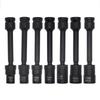 7 Piece 1/2-Inch Drive Impact Driver Extension Bar Set 12mm/13mm/14mm/16mm/17mm/18mm/19mm Universal Socket Extension Bar
