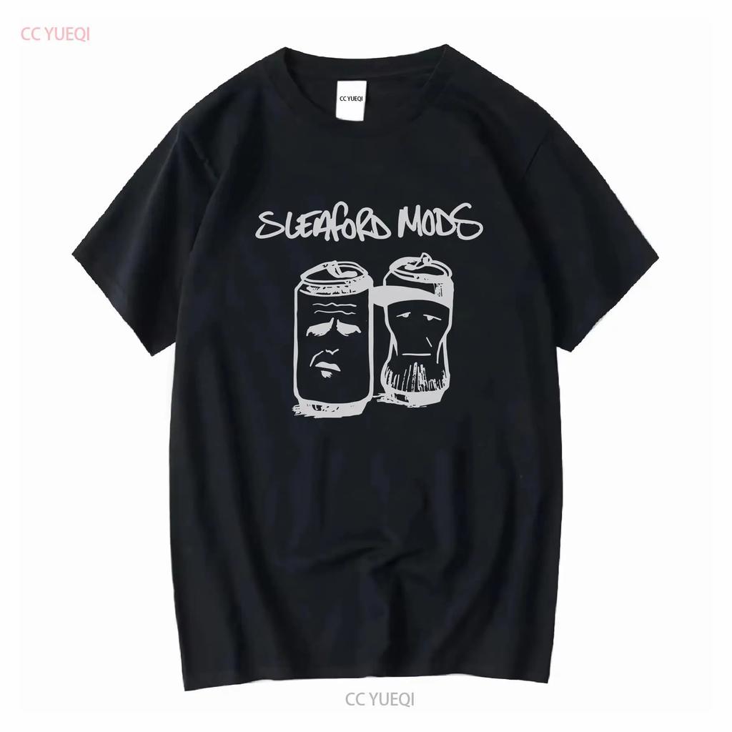 Sleaford Mods T Shirt English Post Punk Music Duo Electro Jason Williamson Andrew Fearn Black White long or short sleeves