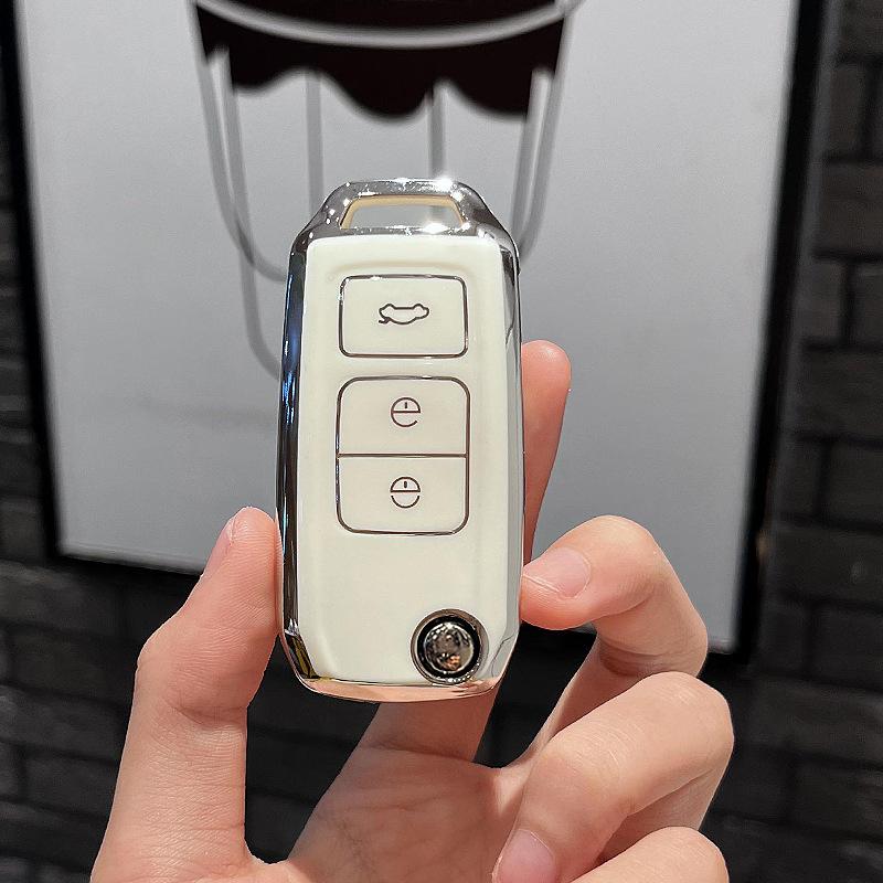 Чехол для автомобильного ключа из ТПУ с дистанционным брелоком, защитный чехол для ключей, держатель для FAW Besturn B30 X40 2017 2018 2019 2020 2021, автоаксессуары