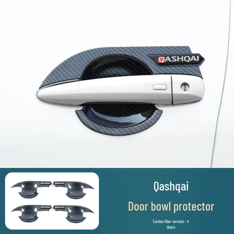 Наклейки на накладки ручек дверей Qashqai - Защита от царапин и Декоративные Аксессуары