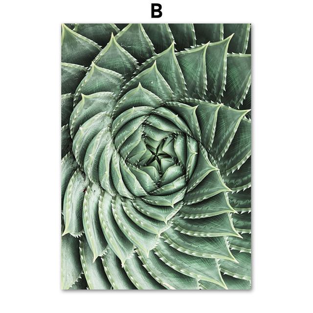 Зеленые тропические растения сочные монстера настенная живопись на холсте плакаты на скандинавскую тему и принты настенные панно для декора гостиной