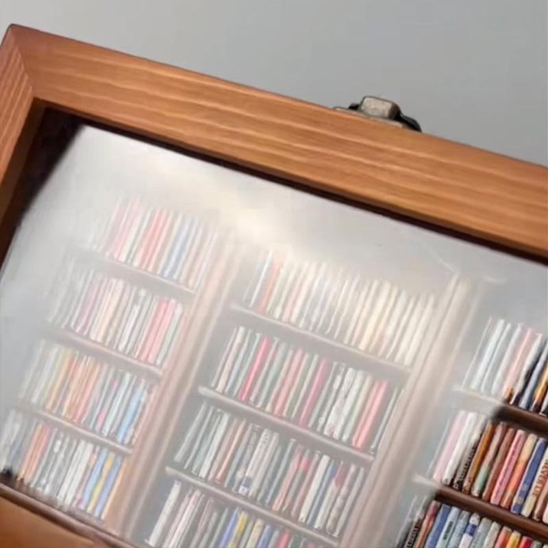 1 шт. миниатюрные безделушки деревянная книжная полка украшение дома крошечная библиотека подарок на день рождения против беспокойства