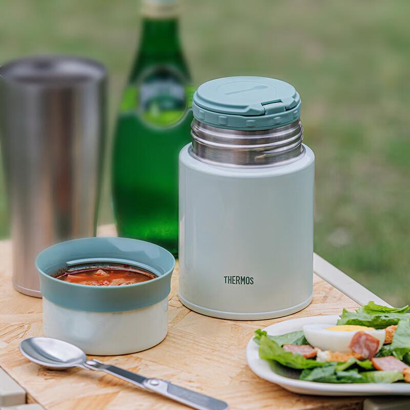 Thermos 520 мл Изолированный контейнер для еды из нержавеющей стали 316