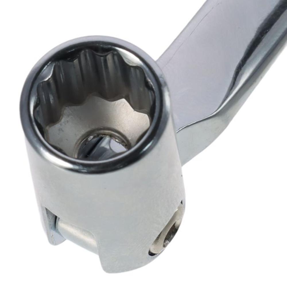 8mm × 10mm 12 Point Flexible Head Socket Wrench Shake Head Multifunctional Socket Wrench Worker