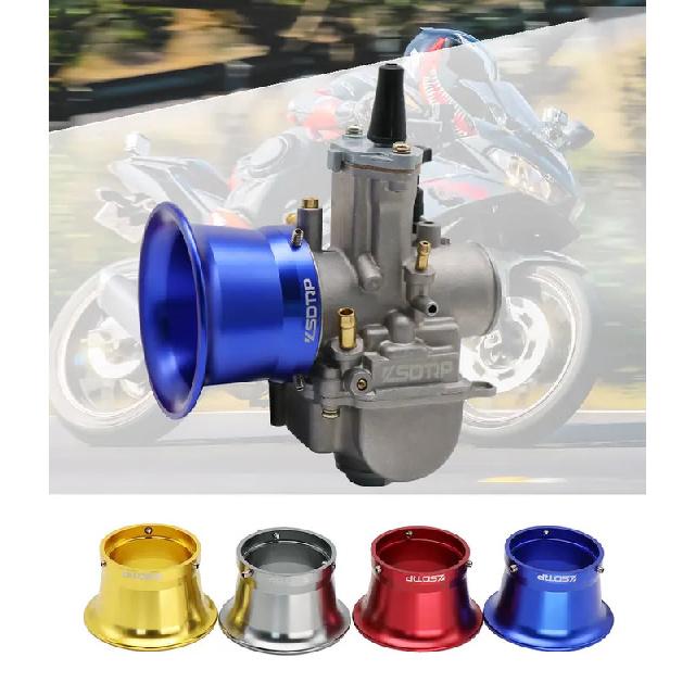 ZSDTRP 50mm 55mm Motorcycle Carburetor Air Filter Wind Cup Horn Cup For PWK 21 24 26 28 30 32 34 PE 28 30 Carburetor
