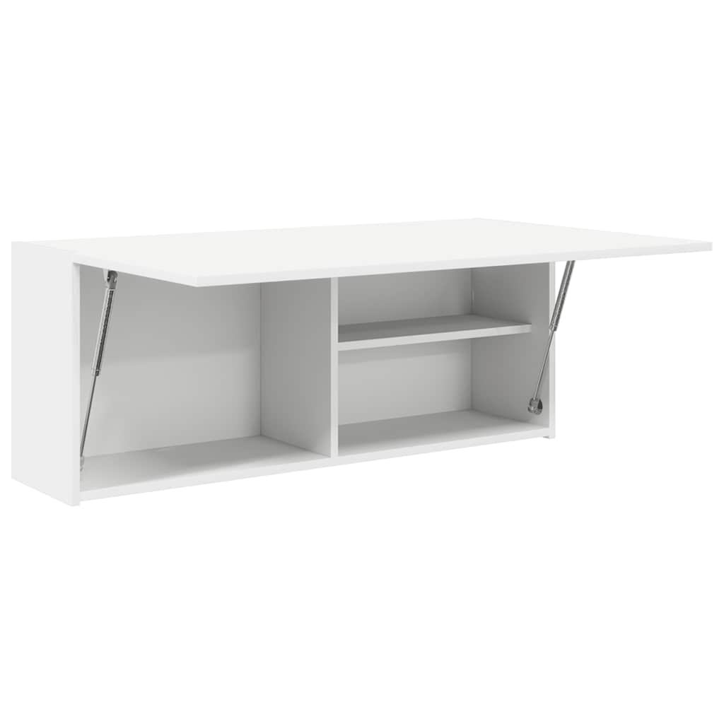 Bathroom Wall Cabinet White 100 x 25 x 40 cm Particleboard