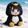 Пищащая плюшевая игрушка-пингвин с мягким наполнителем из полипропиленового хлопка, обнимашка для детей и взрослых, подарок на день рождения, декор для спальни, очаровательная мягкая игрушка для дома, офиса, путешествий