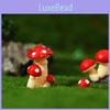 Realistic Resin Mushroom Cluster Miniature Decorative Art For Diy Gifts
