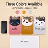 Low Profile Clip Magnetic Cat Clipboard A5 File Holder Durable Clip Boards  for Nurses Teachers