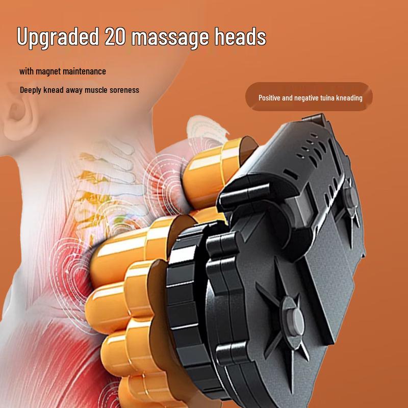 CHIGO Full Body Shiatsu Massage Pillow with Heat CN plug (adapter included)