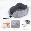 Memory Foam U-shaped Travel Neck Pillow for Airplane and Car