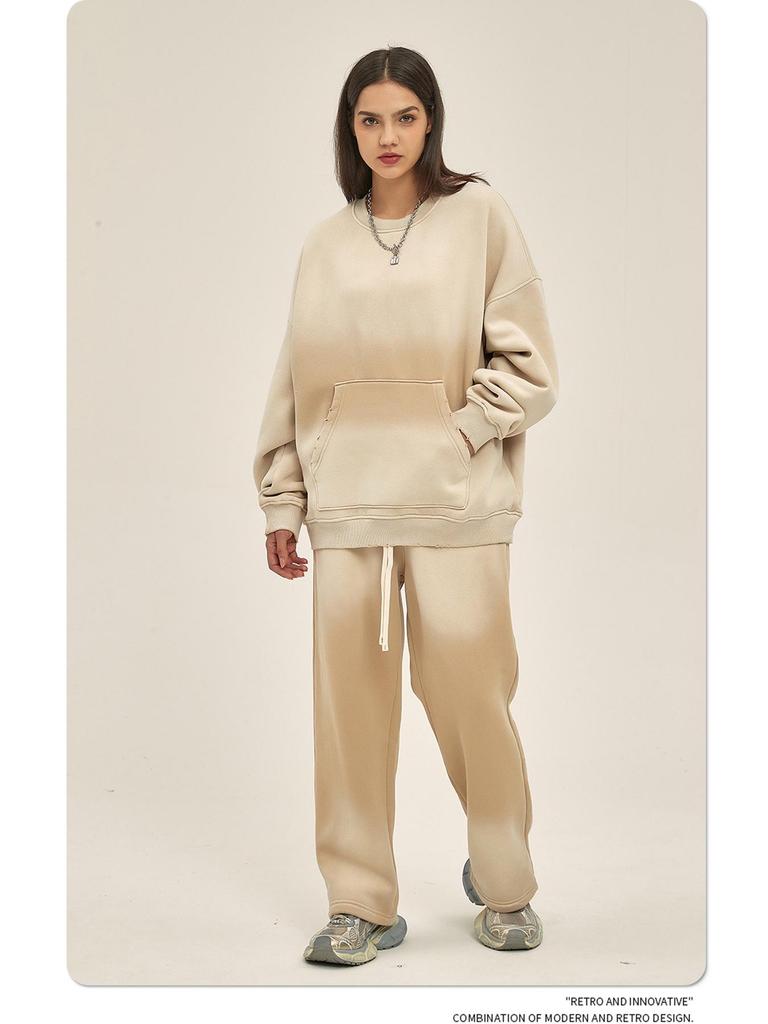 ARTIE Мужской комплект из толстовки и брюк в винтажном стиле с распылением 2023 года