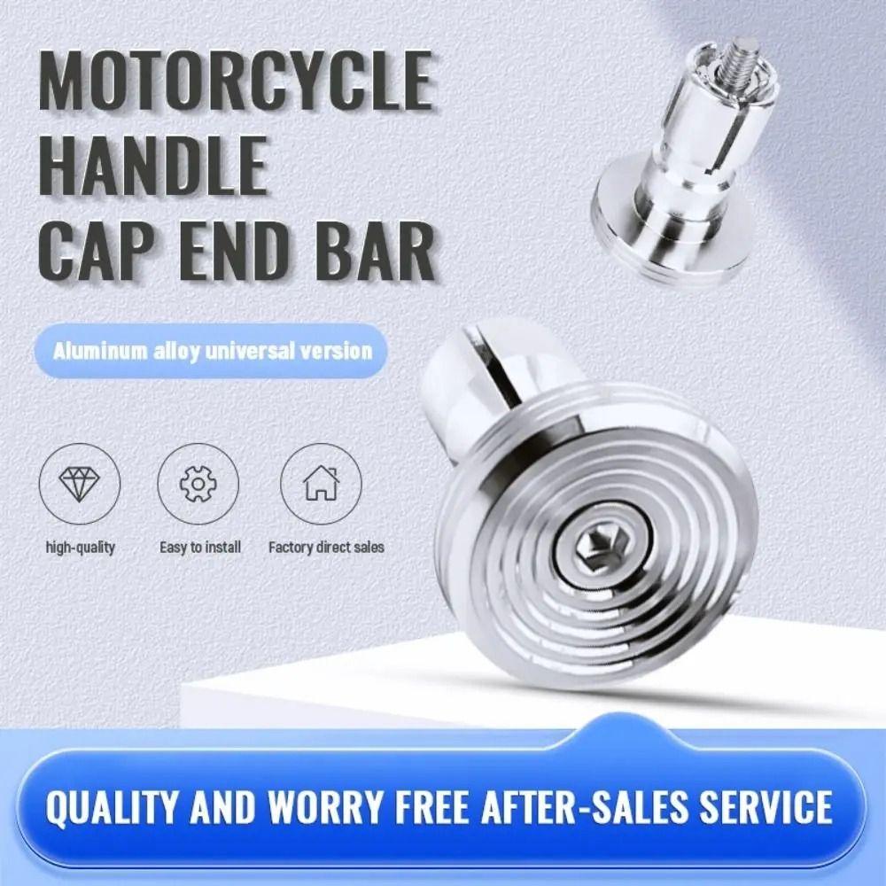 CNC Aluminum Zinc Zinc Alloy Motorcycle Handlebar End Plugs Motorcycle Grips Ends Motorcycle Modification