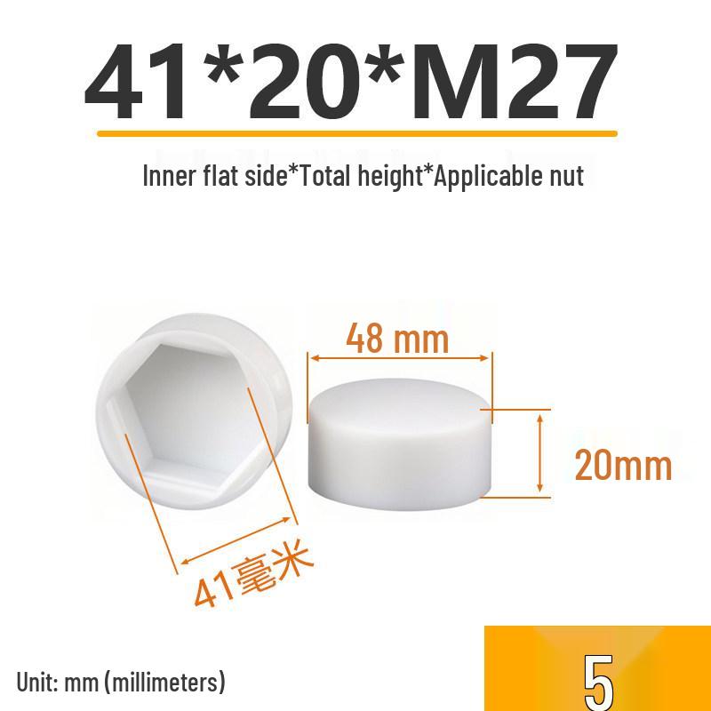 Hex Nut Protective Dust Cap for Flat Head Screws