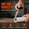 T Shape Handle Tube Enlarged Tool Aluminum Plastic Pipe Rounder  Floor Heating Pipe