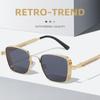 Поляризованные Солнцезащитные Очки Мужские Высокого Класса Красивые Для Вождения Специальные Анти-УФ Высокого Качества Металлические Панк Трендовые Солнцезащитные Очки