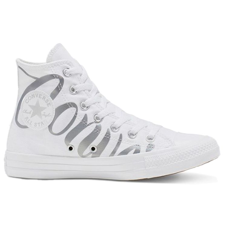 Converse Chuck Taylor All Star Iridescent Star Высокие женские кеды Белый 566176C