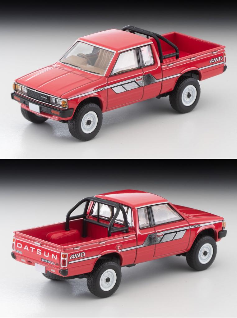 TOMYTEC Tomica Limited Vintage Neo Datsun Truck 4WD King Cab AD Красный Готовый продукт 332848 1/64 LV-N320b
