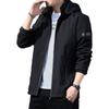Куртка мужская осенне-зимняя повседневная мужская новая стойка воротник с капюшоном спортивная куртка мужская одежда