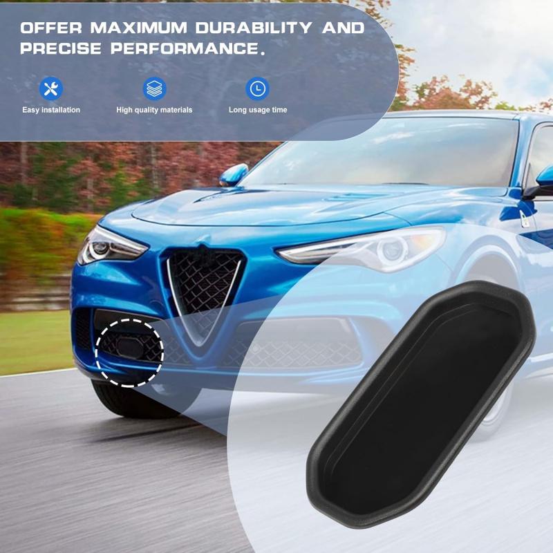 Накладка на радар для Romeo Stelvio 2017-2024 Декоративная решетка Накладка на радар Защитная накладка на радар Заменить 156126159