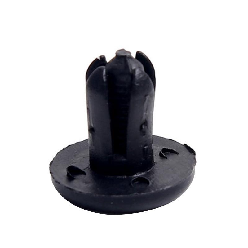 New 100X Car Auto Plastic Rivets 6mm Hole Dia Fastener Fender Bumper Push Pin Clips