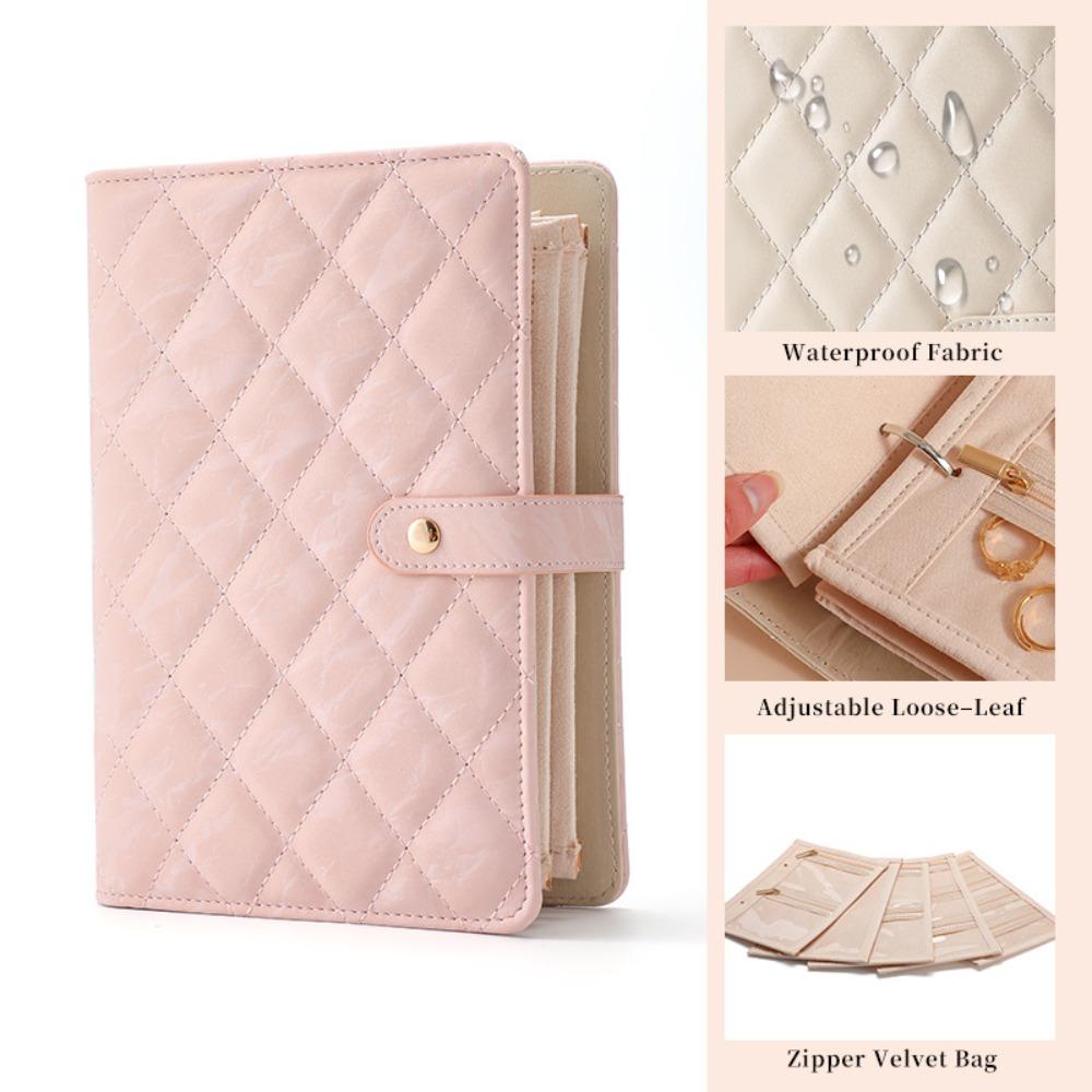Partition Jewelry Storage Book Waterproof Jewelry Packaging Brochure Necklace Binder  Display