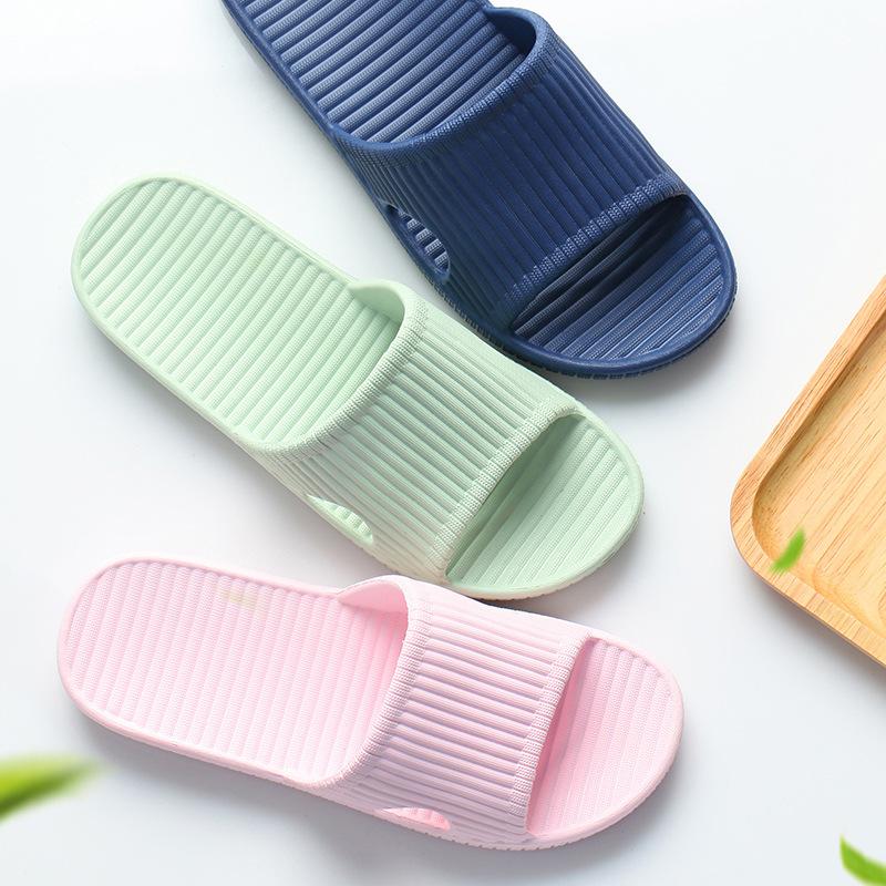 Home Slippers Female Home Indoor Summer Thick Bottom Cute Couple Bath Drag Home Sandals