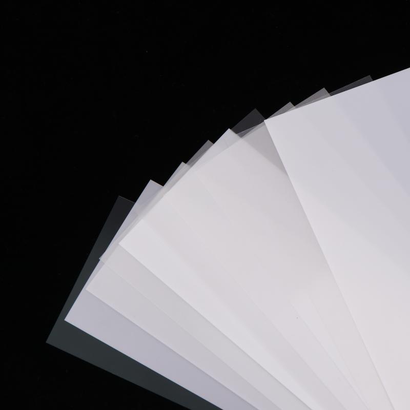 10 шт./набор Диффузионная/Отражающая пленка Комплект Светодиодный свет Диффузор Пленка Коробка Освещение Подсветка Гомогенизирующая пленка ПЭТ Светопроводящий лист