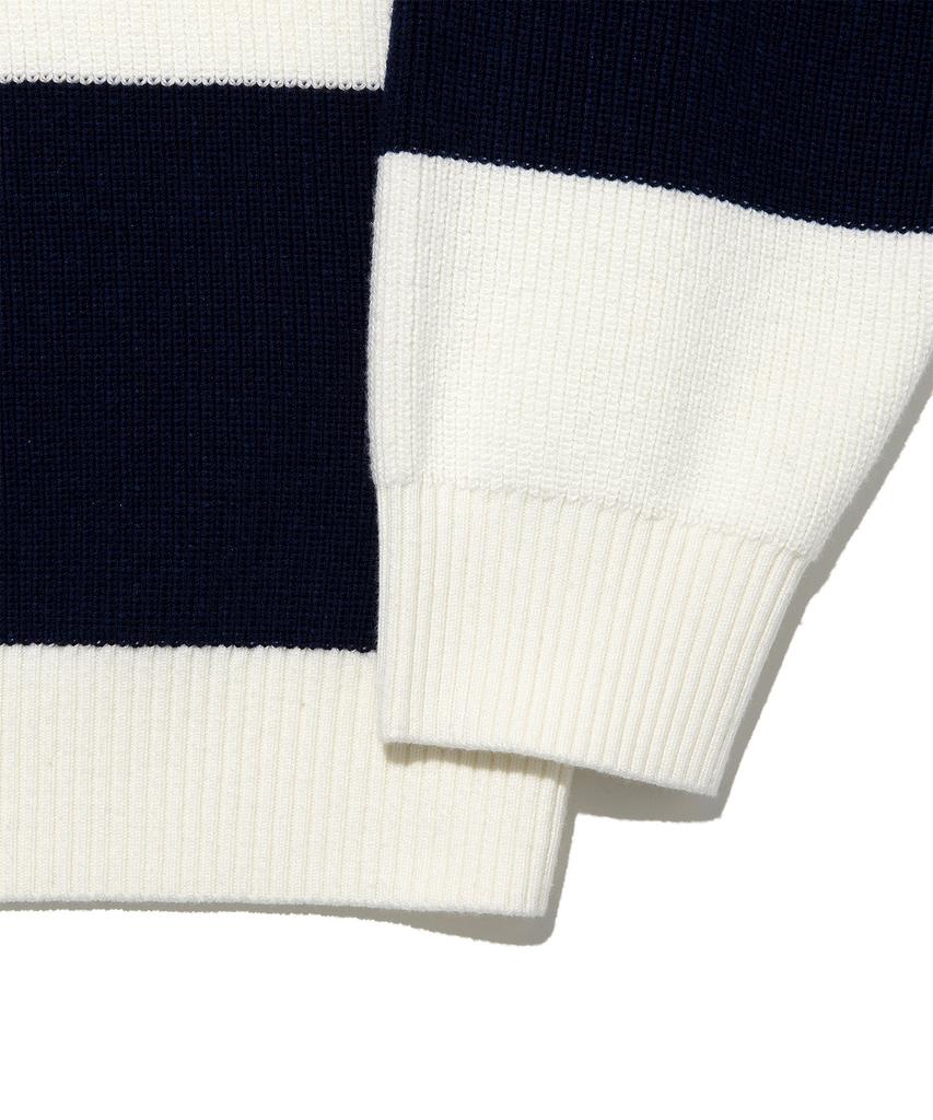 LEE Rugby Collar Knit Navy