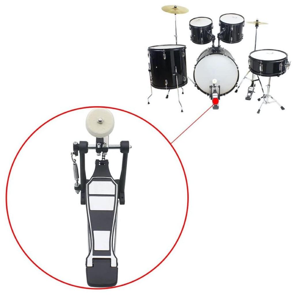 Sonar Perfect Balance Pedal Dedicated Stainless Steel Handle Bass Felt Drum Pedal Beater Percussion Drum Pedal Accessories Felt Beater