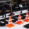 Mini Traffic Cones 50Pcs Miniature Road Cones Construction Cones Kids Traffic Cones Traffic Signs Toys