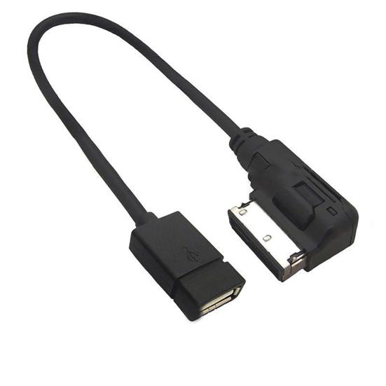 Автомобильный музыкальный интерфейс для AMI MMI AUX-USB-адаптер, кабель-адаптер, флэш-накопитель для Au-di