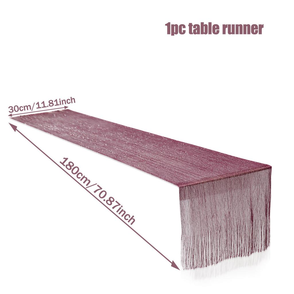 30 см*180 см шифоновая дорожка для стола в стиле бохо, романтическая дорожка для стола на свадьбу, день рождения, вечеринку, день святого валентина, украшение стола