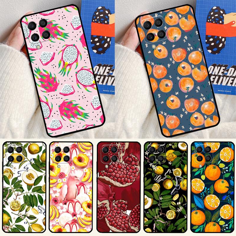 Tropical Summer Fruit Lemon For Samsung Galaxy M54 M21 M33 M53 M13 M12 M32 M52 M11 M31 M35 M55 M15 M14 M34 M06 M16 Case