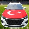 Флаг Турции для автомобиля Крышка двигателя автомобиля Турецкая Для украшения