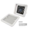 5V RV Side Vent Fan One Way Silent Wind Air Vent Ventilation Exhaust Fan for Caravan Motorhome Camper Yacht